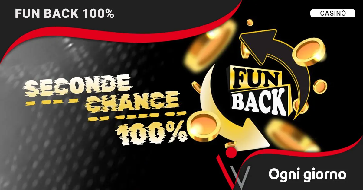 Promo Fun Back 100% Casinò